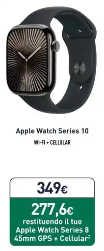 Unieuro Apple Watch Series 10 offerta