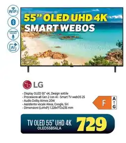 Gaer LG TV OLED 55" UHD 4K offerta