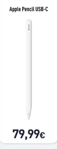 Unieuro Apple Pencil USB-C offerta