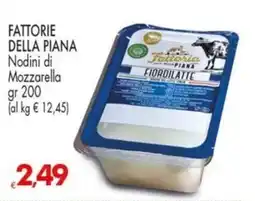 Despar Fattorie della Piana Nodini di Mozzarella offerta