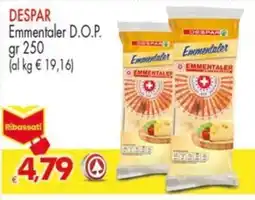 Despar Emmentaler D.O.P. offerta