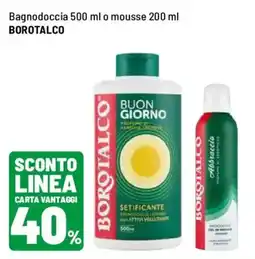 Iper La Grande Bagnodoccia o mousse borotalco offerta