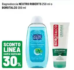 Iper La Grande Bagnodoccia neutro roberts o borotalco offerta