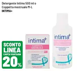 Iper La Grande Detergente intimo o coppetta mestruale m-l intima+ offerta