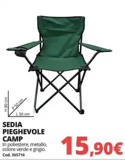 Brico Io SEDIA PIEGHEVOLE CAMP offerta