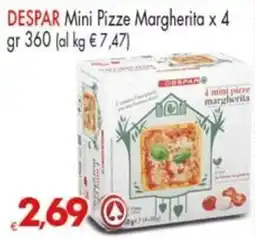Despar DES PAR Mini Pizze Margherita offerta