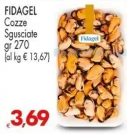 Despar FIDAGEL Cozze Sgusciate offerta