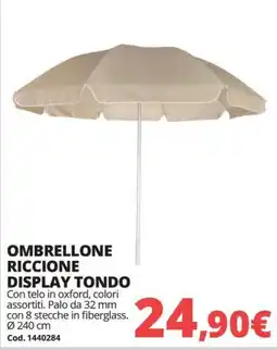 Brico Io OMBRELLONE RICCIONE DISPLAY TONDO offerta