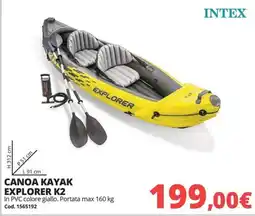 Brico Io INTEX CANOA KAYAK EXPLORER K2 offerta