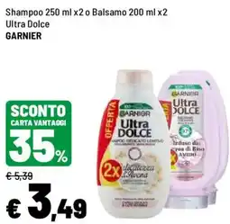 Iper La Grande Shampoo o Balsamo Ultra Dolce GARNIER offerta