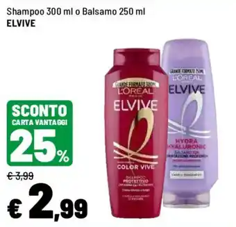 Iper La Grande Shampoo o Balsamo ELVIVE offerta