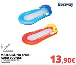 Brico Io Bestway MATERASSINO SPORT AQUA LOUNGE offerta