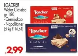 Despar Loacker Wafer Classico offerta