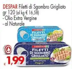 Despar Filetti di Sgombro Grigliato DESPAR offerta