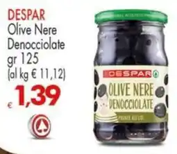 Despar DES PAR Olive Nere Denocciolate offerta