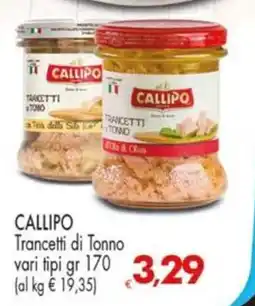 Despar Callipo trancetti di tonno offerta