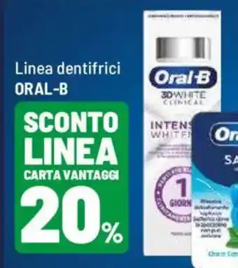 Iper La Grande Linea dentifrici Oral-b offerta