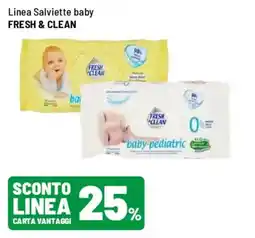Iper La Grande Salviette baby FRESH & CLEAN offerta