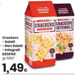 Despar Crackers DESPAR offerta