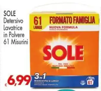Despar Sole Detersivo Lavatrice in Polvere offerta
