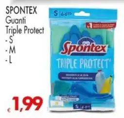 Despar Spontex Guanti Triple Protect offerta