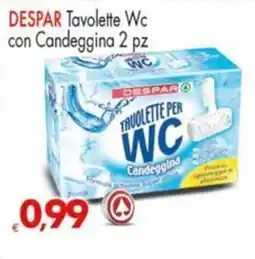Despar DES PAR Tavolette per WC Candeggina offerta