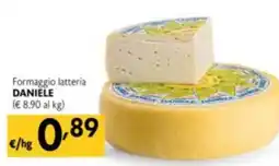 Maxi Supermercati Formaggio latteria daniele offerta