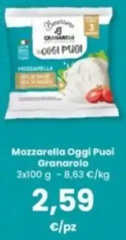 Interspar Mozzarella Oggi Puoi Granarolo offerta