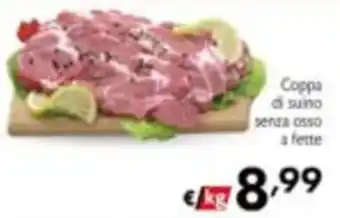 Coppa di suino senza osso