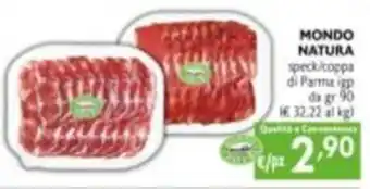 MONDO NATURA speck/coppa di Parma igp