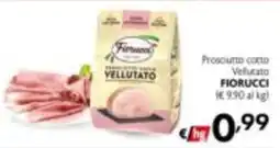 Maxi Supermercati Prosciutto cotto Vellutato FIORUCCI offerta