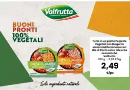 Interspar Tutto in un piatto Polpette Vegetali Valfrutta offerta