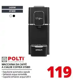 Comet MACCHINA DA CAFFÈ A CIALDE COFFEA S15BD offerta