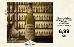Interspar Il Grezzo olio Extra Vergine di oliva non filtrato Costa d'Oro offerta