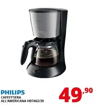 PHILIPS CAFFETTIERA ALL'AMERICANA HD7462/20