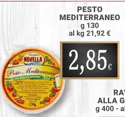 Doro Supermercati Pesto Mediterraneo Novella offerta