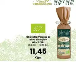 Interspar Olio Extra Vergine di oliva Biologico Oliv' E Olio offerta