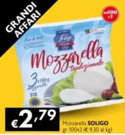 Maxi Supermercati Mozzarella SOLIGO offerta