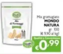 Maxi Supermercati Mix grattugiato MONDO NATURA offerta