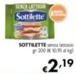 Maxi Supermercati Sottilette senza lattosio offerta