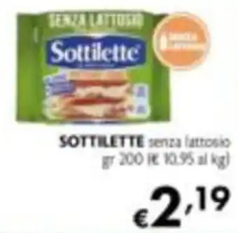 Maxi Supermercati Sottilette senza lattosio offerta