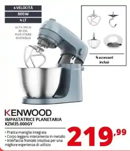 Comet KENWOOD IMPASTATRICE PLANETARIA KZM35.000GY offerta