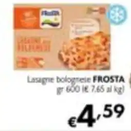 Maxi Supermercati Lasagne bolognese FROSTA offerta