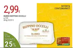 Doro Supermercati Burro Beppino Occelli offerta