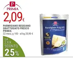 Doro Supermercati Parmigiano Reggiano Grattuggiato Fresco Primia offerta