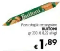 Maxi Supermercati Pasta sfoglia rettangolare BUITONI offerta