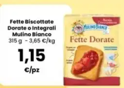 Interspar Fette Biscottate Dorate o Integrali Mulino Bianco offerta