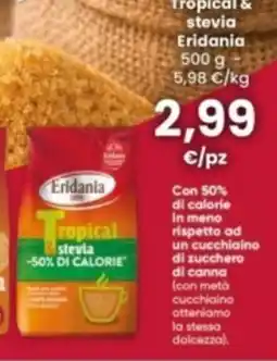 Interspar Tropical & stevia Eridania offerta