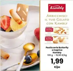 Interspar Pasticceria Butterfly o Caprice Kambly offerta