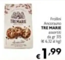 Maxi Supermercati Frollini Ancorauno TRE MARIE offerta